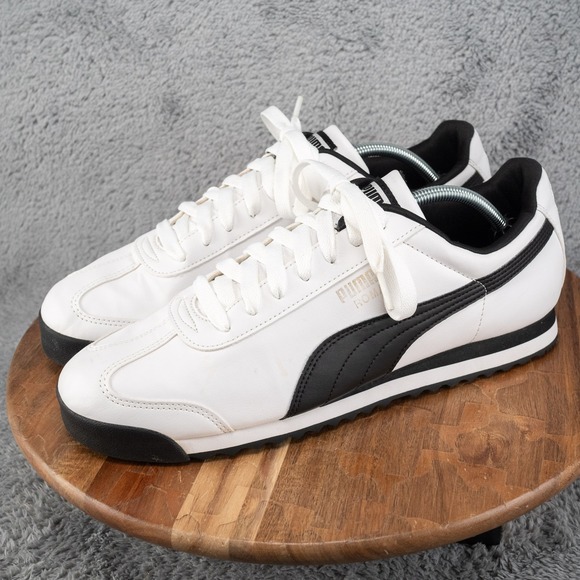 Men\'s Puma Roma 24 Standard Puma White-Puma Black Sz 13 (396868 01) main image 5